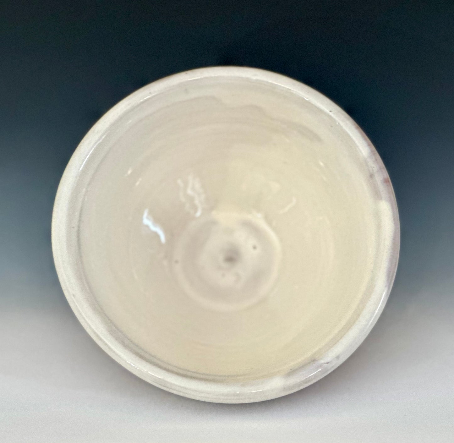 White Slipware Bowl