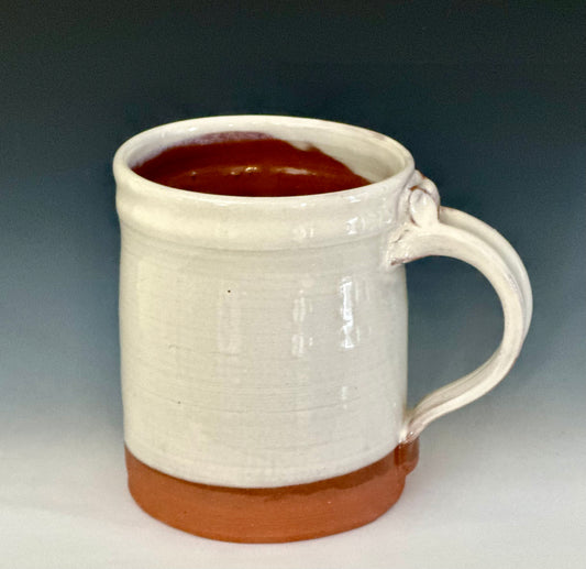 White Slipware Mugs